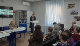 Выступление перед участниками Университета "третьего возраста"