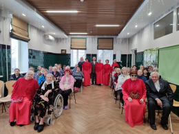 У нас в гостях  ансамбль "Гармония" пансионата Садовый.