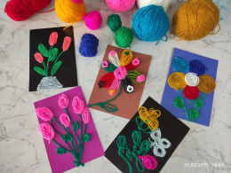 Мастер -класс " Цветы -украшенние интерьера"