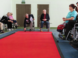 В ПАНСИОНАТЕ ВЫЯВИЛИ ЛУЧШИХ В ИГРЕ  ПО БОЧЧЕ