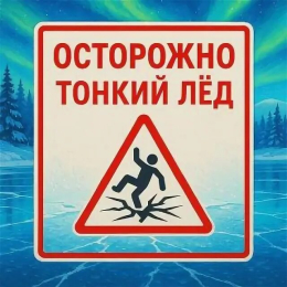 Внимание! Тонкий лед!