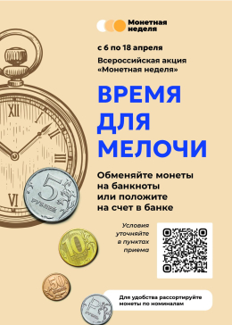 Любая мелочь имеет значение: владимирцев приглашают на весеннюю «Монетную неделю»