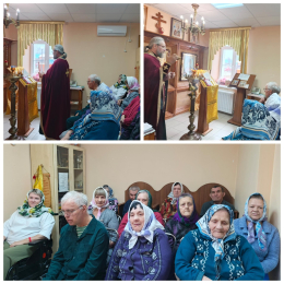 ПАСХАЛЬНЫЙ МОЛЕБЕН В ЧАСОВНЕ СВЯТИТЕЛЯ ЛУКИ КРЫМСКОГО