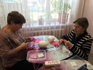 В отделении дневного пребывания "Активное долголетие" состоялось творческое мероприятие, посвященное приближающемуся православному празднику Пасхи. 