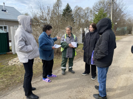 Социальный рейс в поселок Маёвка