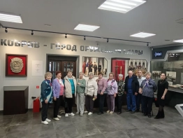 "Оптимисты" посетили музей воинской славы в Коврове