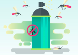 Инсектицидные средства, предназначенные для уничтожения кровососущих комаров