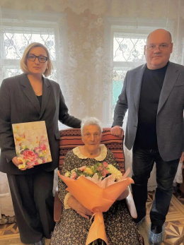 Поздравили со 100-летним юбилеем!!!