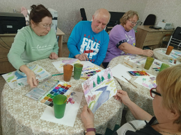 Мастер-класс по акварельной живописи «Весенний пейзаж»