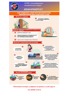Памятка как защитить себя при беспилотной, авиационной и ракетной атаке.