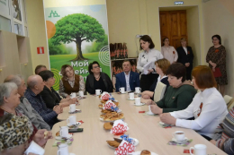 В преддверии праздника 9  Мая состоялась тёплая встреча  с семьями участников  специальной военной операции. 