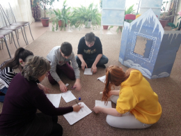 Подготовка к театрализованному представлению