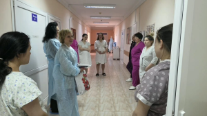 Торжественное поздравление с Днем семьи в Александровском роддоме.