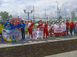 Приняли участие в соревнованиях на роликовых коньках