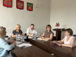 Министр Беряцкене Е.Г. провела личный прием жителей в г. Кольчугино