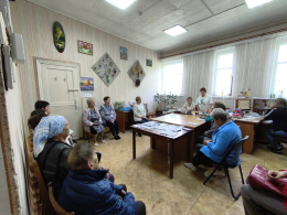 Встреча с жителями деревни Арефино