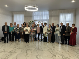 Торжественное мероприятие в честь юбиляров совместной жизни