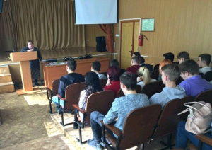 Информационная встреча со студентами авиамеханического колледжа.