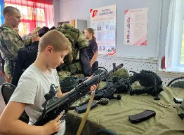 В Центре патриотического воспитания "Юнармия"