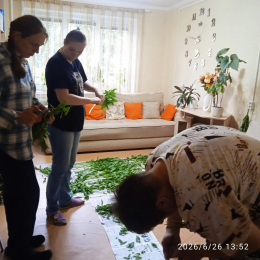 26 июня для молодых людей из Учебной квартиры выдался трудовым.