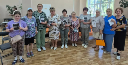  Граждане «серебряного возраста», получатели социальных услуг приняли активное участие в мероприятии «Улыбка продлевает жизнь», которое было организовано в КДЦ г. Костерево.
