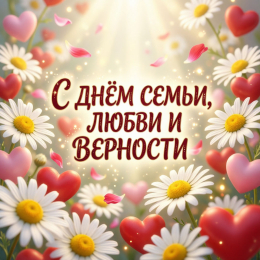 С днем Семьи, любви и верности!