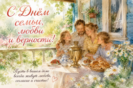 С Днём семьи, любви и верности!