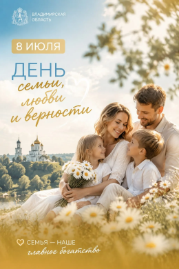 С Днём семьи, любви и верности, дорогие земляки!