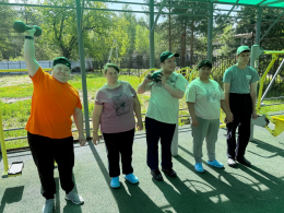 Спортивный час на свежем воздухе