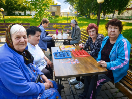 Игры на свежем воздухе.