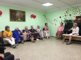В отделении дневного пребывания «Активное долголетие» прошло занятие с психологом