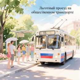 Льготный проезд на общественном транспорте для отдельных категорий граждан