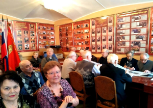 Встреча с членами городского Совета ветеранов