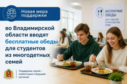 Новая мера поддержки для студентов из многодетных семей во Владимирской области