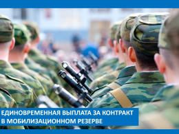 Единовременная выплата гражданам, заключившим контракт о пребывании в мобилизационном людском резерве вооруженных сил РФ 