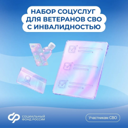 Упрощение получения набора соцуслуг для ветеранов СВО с инвалидностью