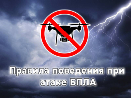 Правила поведения при объявлении ракетной или беспилотной опасности 