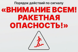 Порядок действий при ракетной опасности