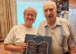 14 августа свой 98-летний день рождения отметил житель г. Владимира, участник Великой Отечественной войны, труженик тыла Лоскутов Алексей Иосифович