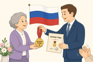 О присвоение звания "Ветеран труда" 