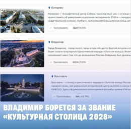 Владимир борется за звание «Культурная столица 2028»!