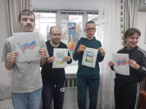 «Окна России»: праздник триколора в социально-реабилитационном отделении