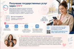 Получение государственных услуг через ЕПГУ