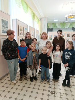Пейзаж акварелью