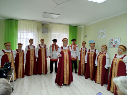 Выступление народного хора ветеранов «Дети войны-33»