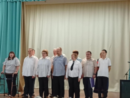 Праздничный концерт, посвящённым Международному Дню пожилых людей.