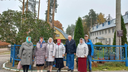 Участники клуба общения «Оптимисты» посетили Спасо-Преображенский женский монастырь в селе Спас-Купалище