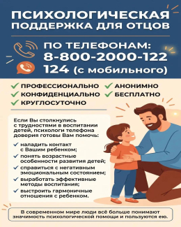 Телефон доверия в помощь папам