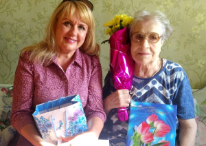 Поздравление с юбилеем участника Великой Отечественной войны.