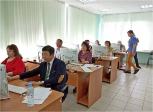 Участие в IX областном Чемпионате по компьютерному многоборью среди пенсионеров.